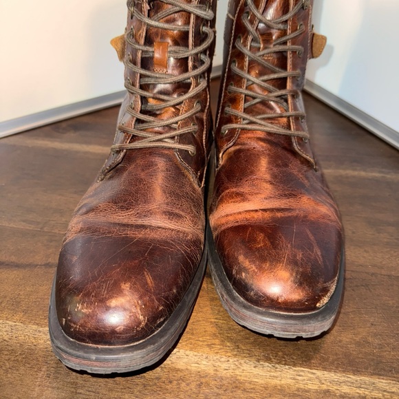 Aston Grey Collection Rockcastle 2 Brown Leather Zip & Lace Boots Size 13 *Read - Picture 4 of 16